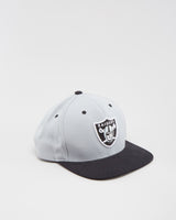 Las Vegas / Oakland Raiders NFL Mitchell &amp; Ness Grey / Black Snapback Cap