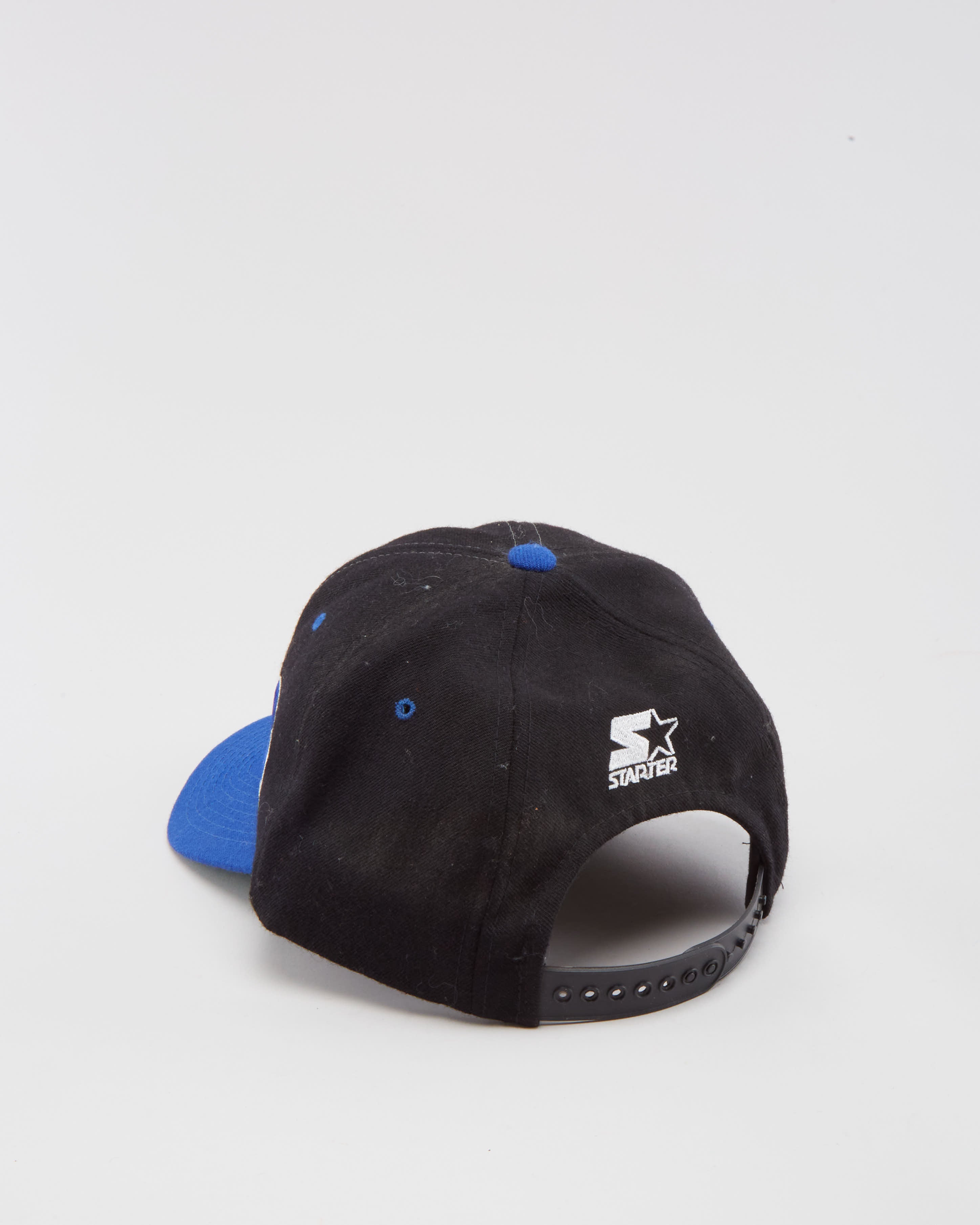 Vintage 90s Orlando Magic Starter Tr-Power NBA Black / Blue Snapback Cap