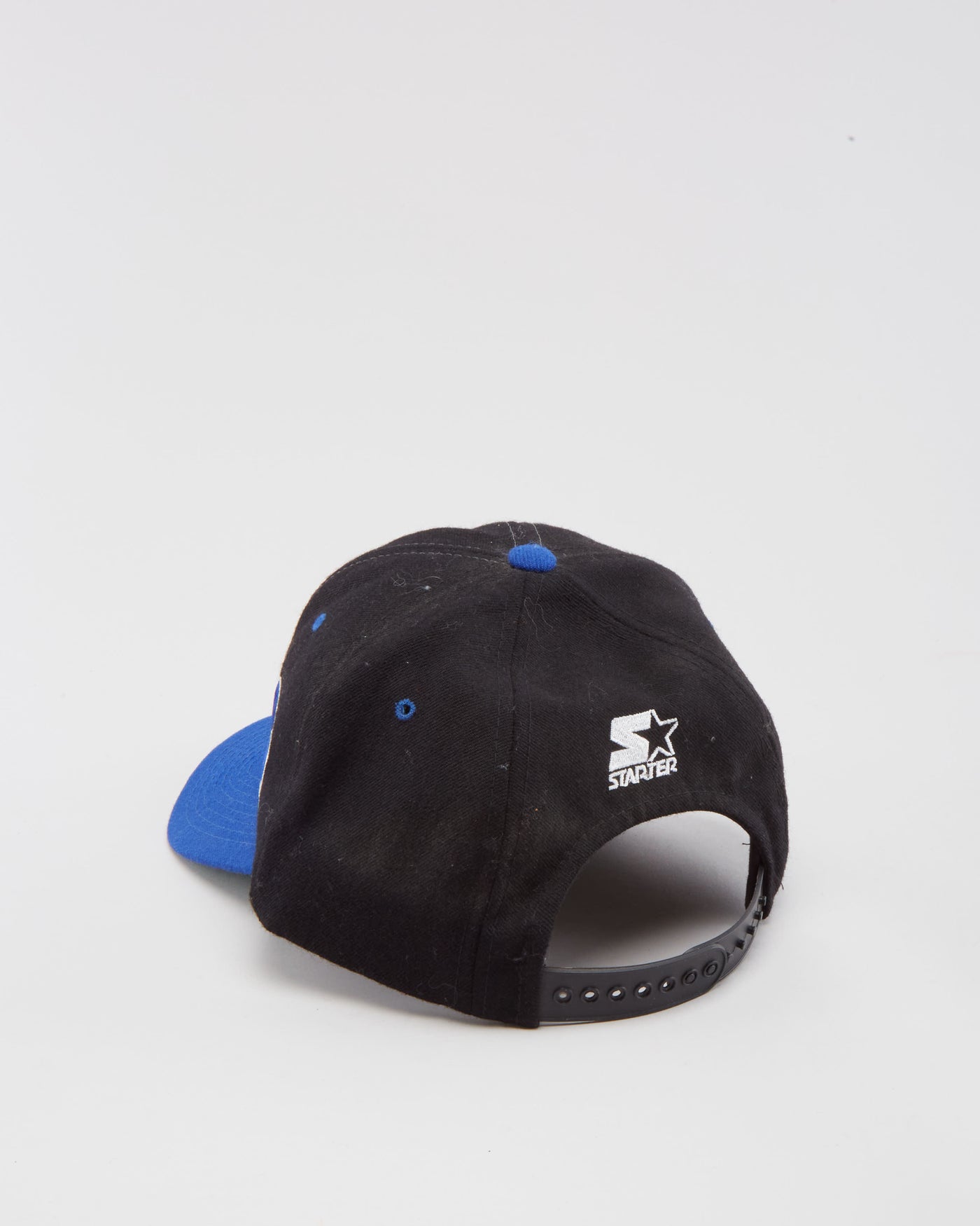 Vintage 90s Orlando Magic Starter Tr-Power NBA Black / Blue Snapback Cap