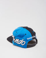 Orlando Magic NBA Mitchell &amp; Ness Black / Blue Snapback Cap