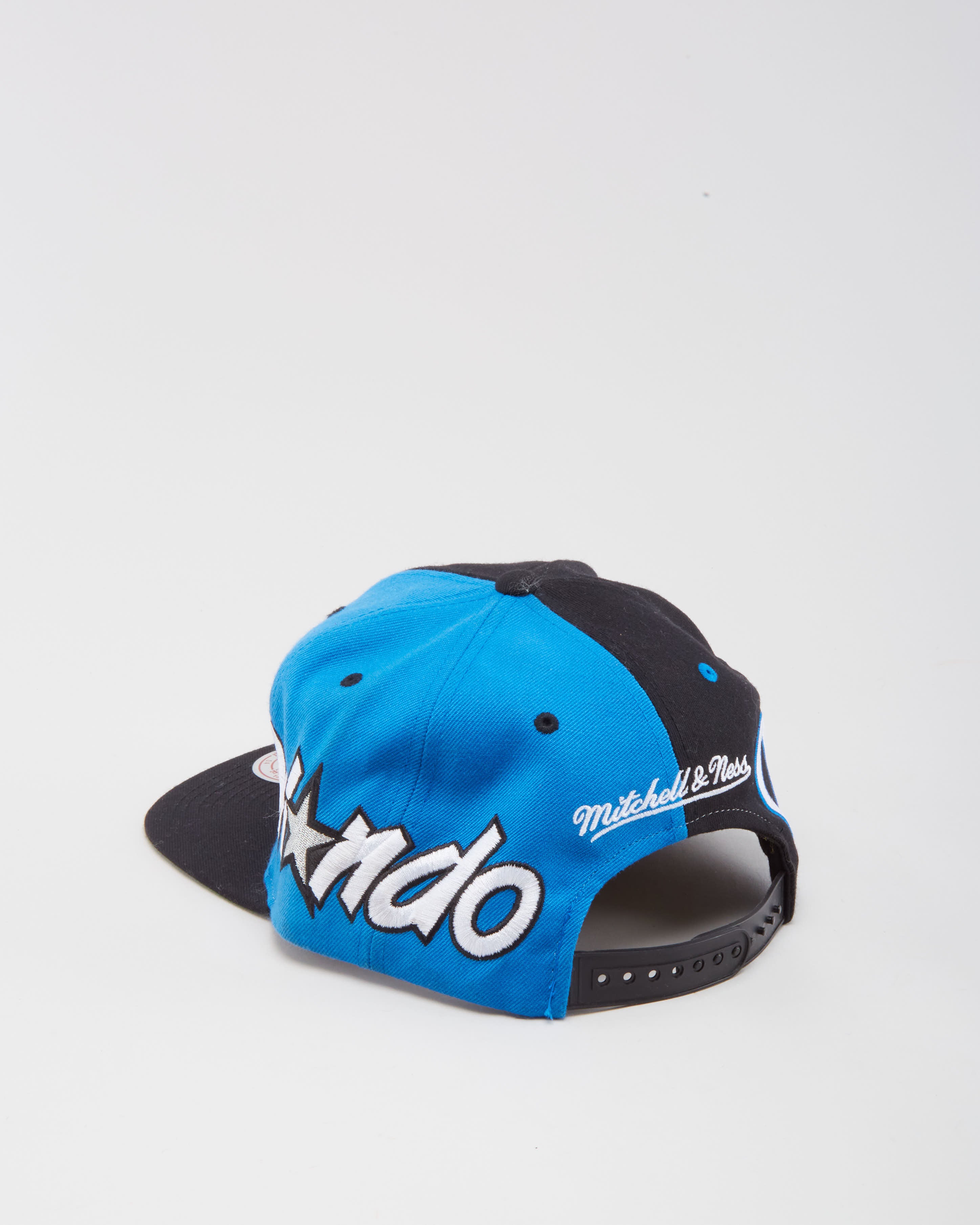 Orlando Magic NBA Mitchell &amp; Ness Black / Blue Snapback Cap