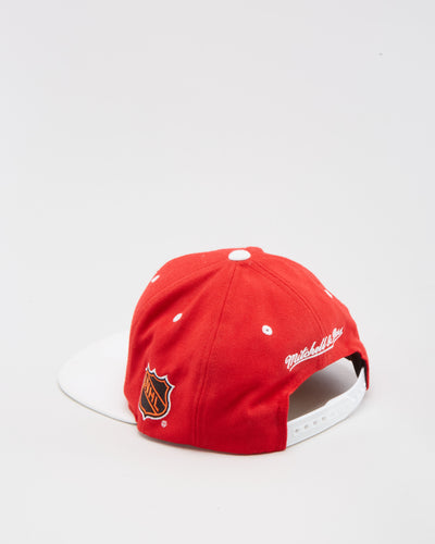 Detroit Red Wings NHL Mitchell & Ness Red Snapback Cap