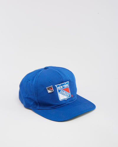 90s New York Rangers NHL Starter Blue Snapback Cap