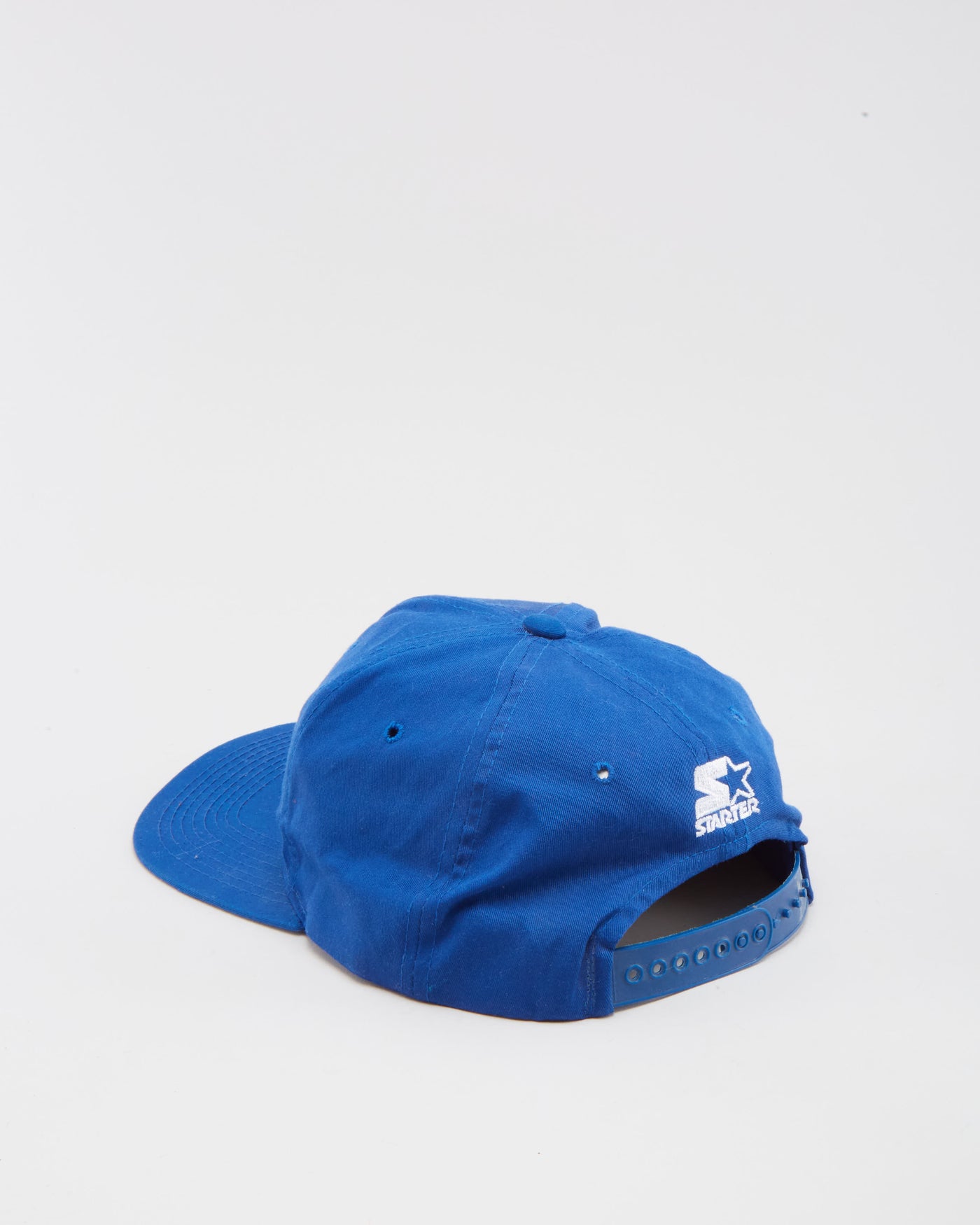 90s New York Rangers NHL Starter Blue Snapback Cap