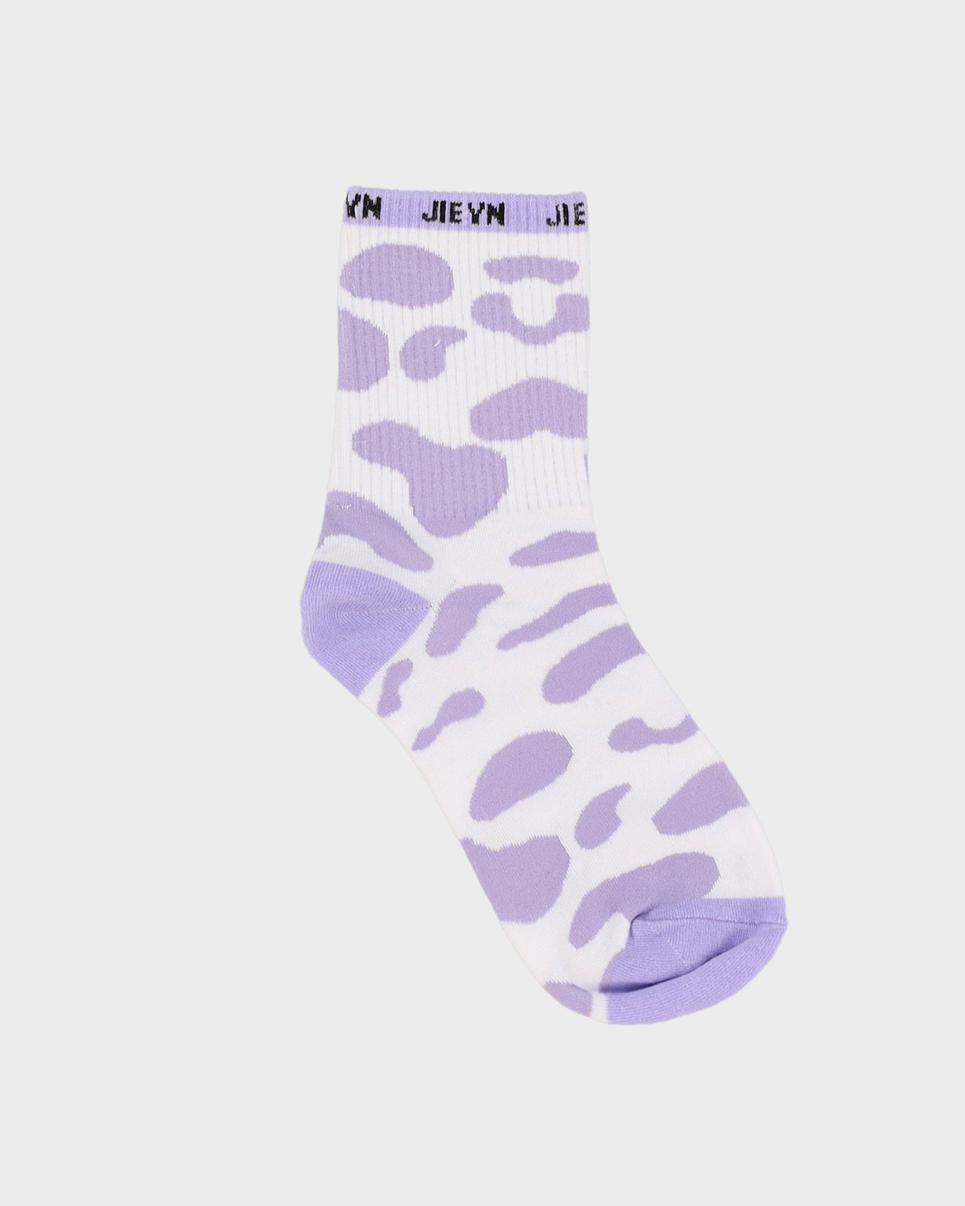 Cow Purple Patterned Socks