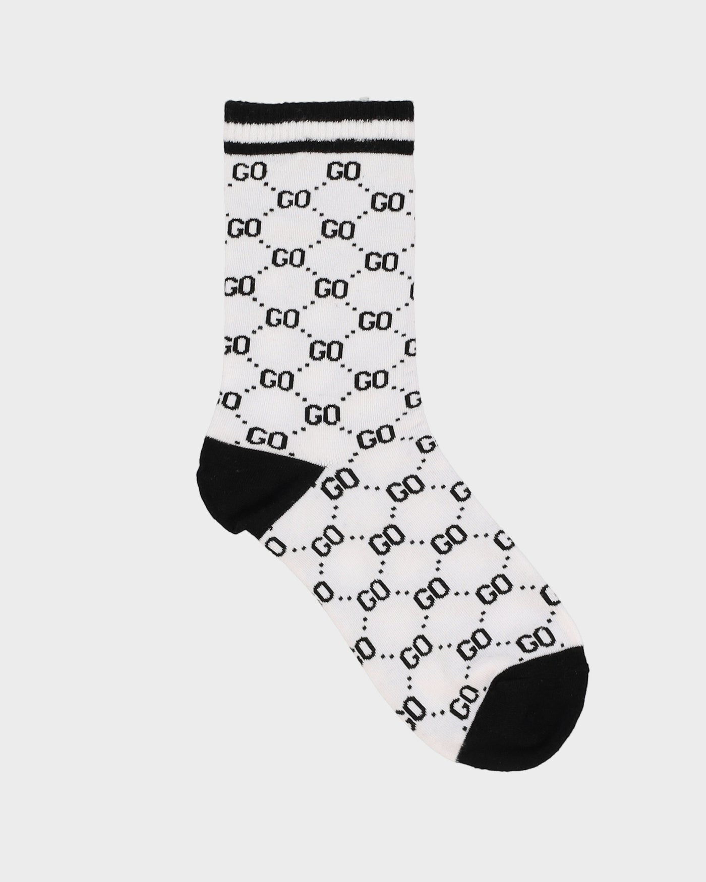 GOF All Over Print White Socks