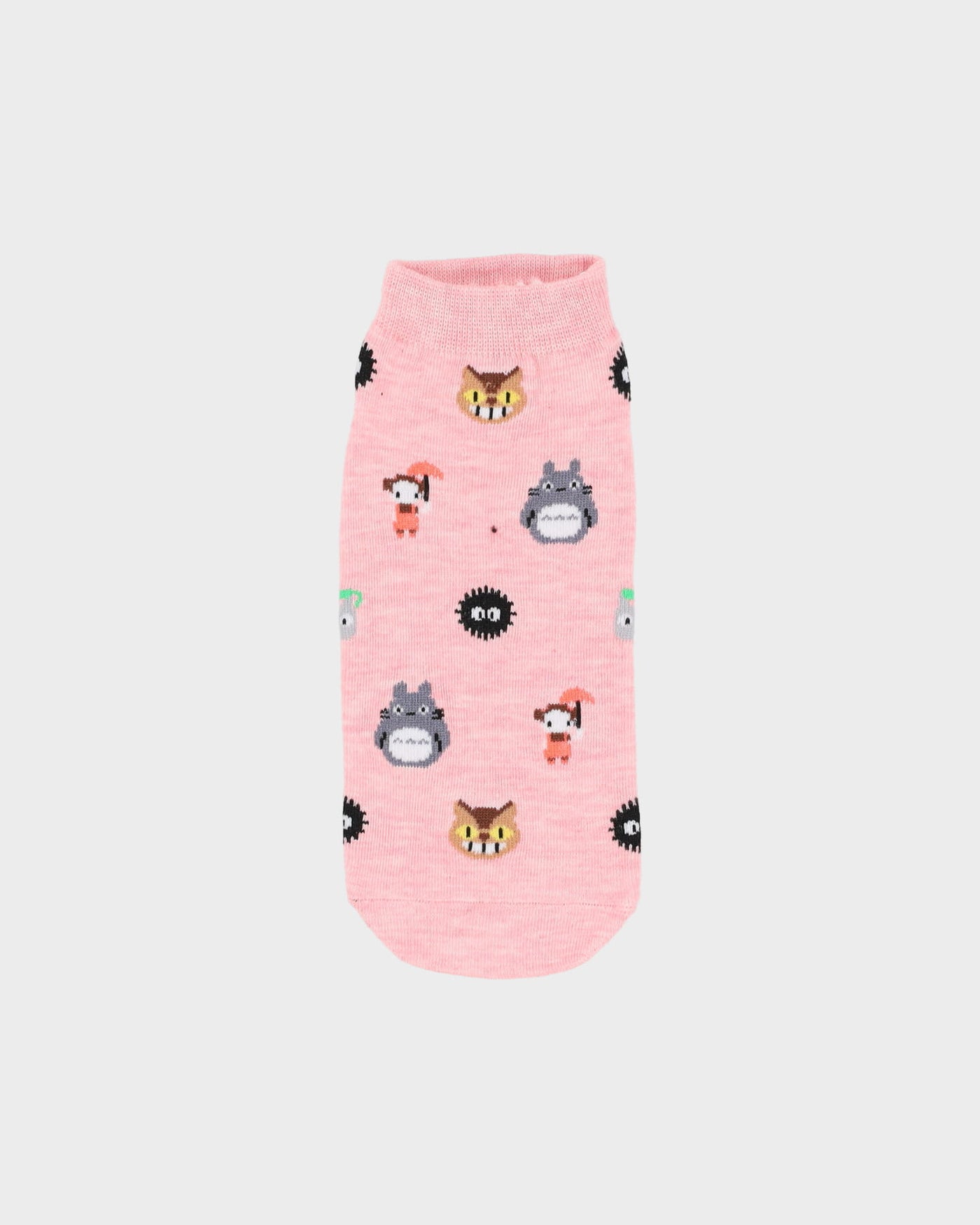Totoro Pink All Over Patterned Socks