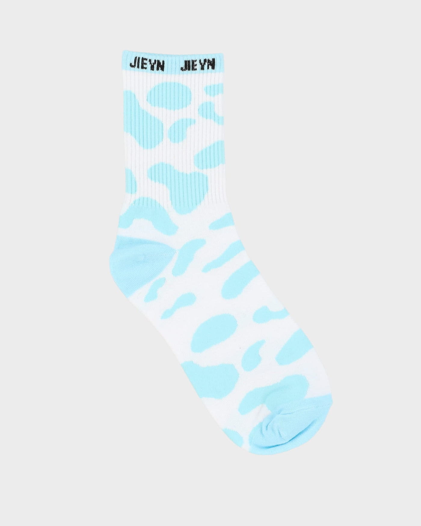 Cow Print Blue All Over Patterned Socks