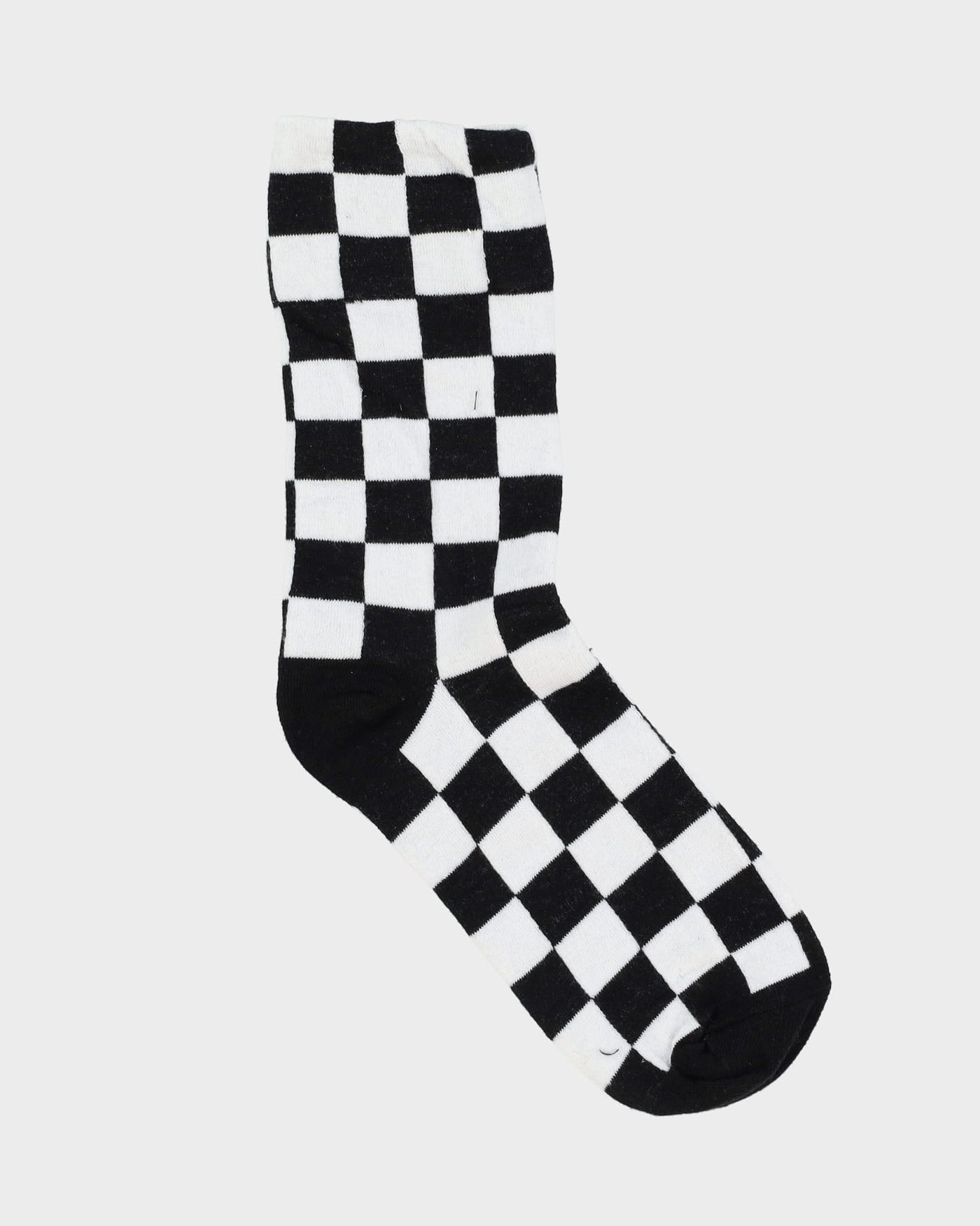Check Black / White All Over Print Socks