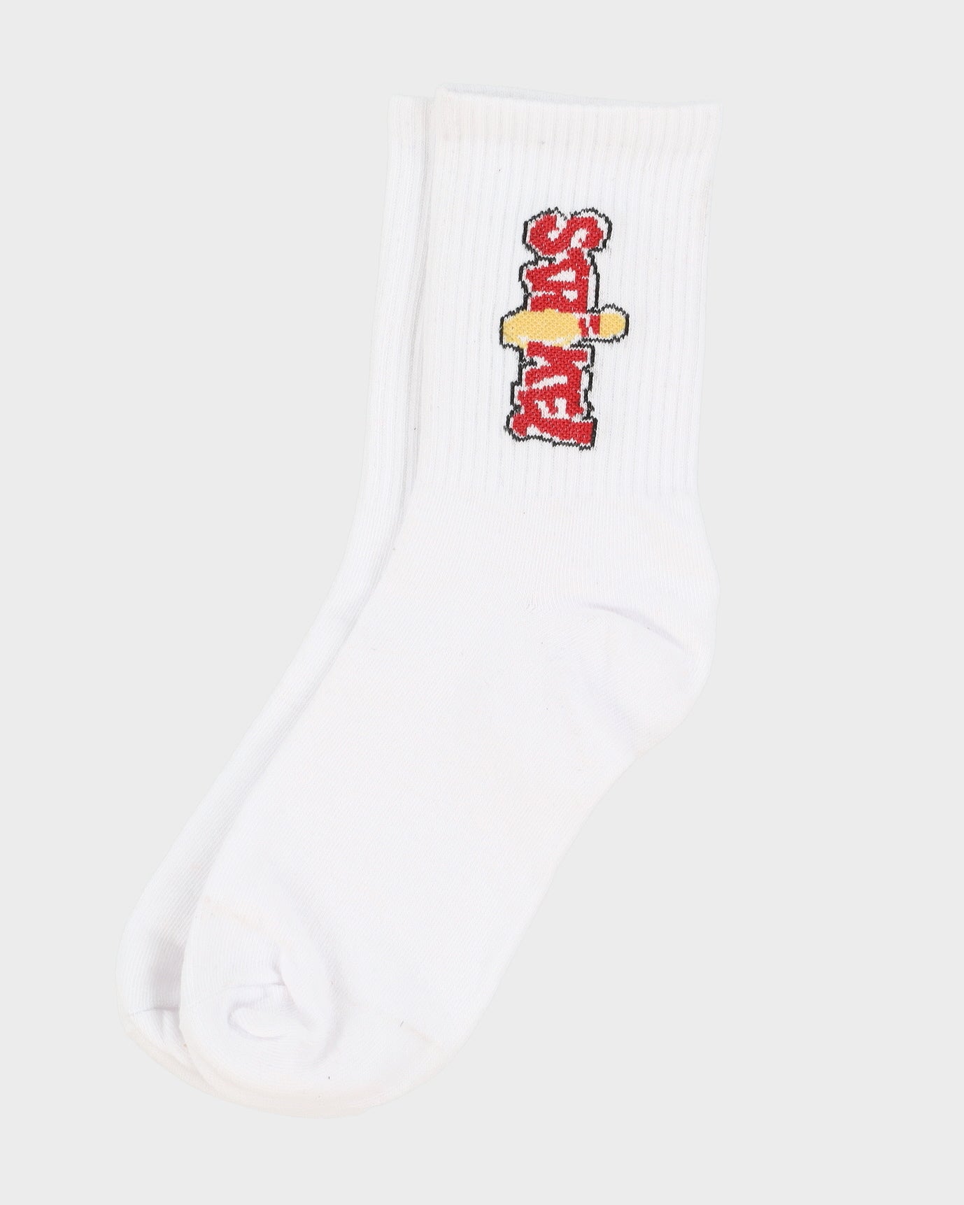 "Strike" White Socks - One Size