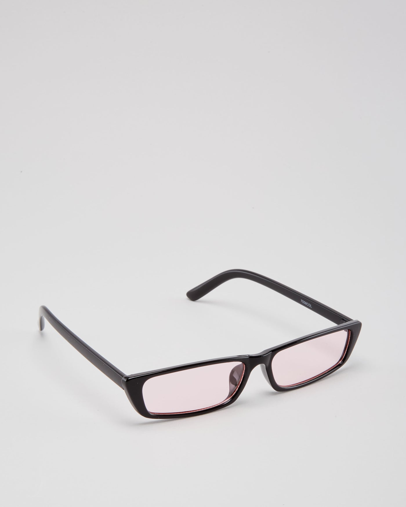 Retro Kiki Black / Pink Tint Sunglasses