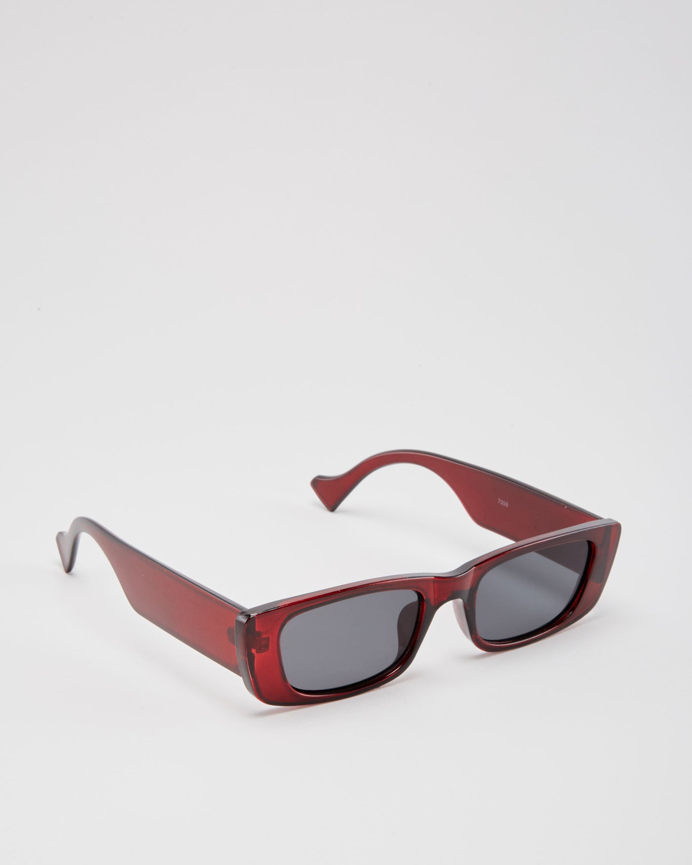 Retro Ruth Dark Red Sunglasses