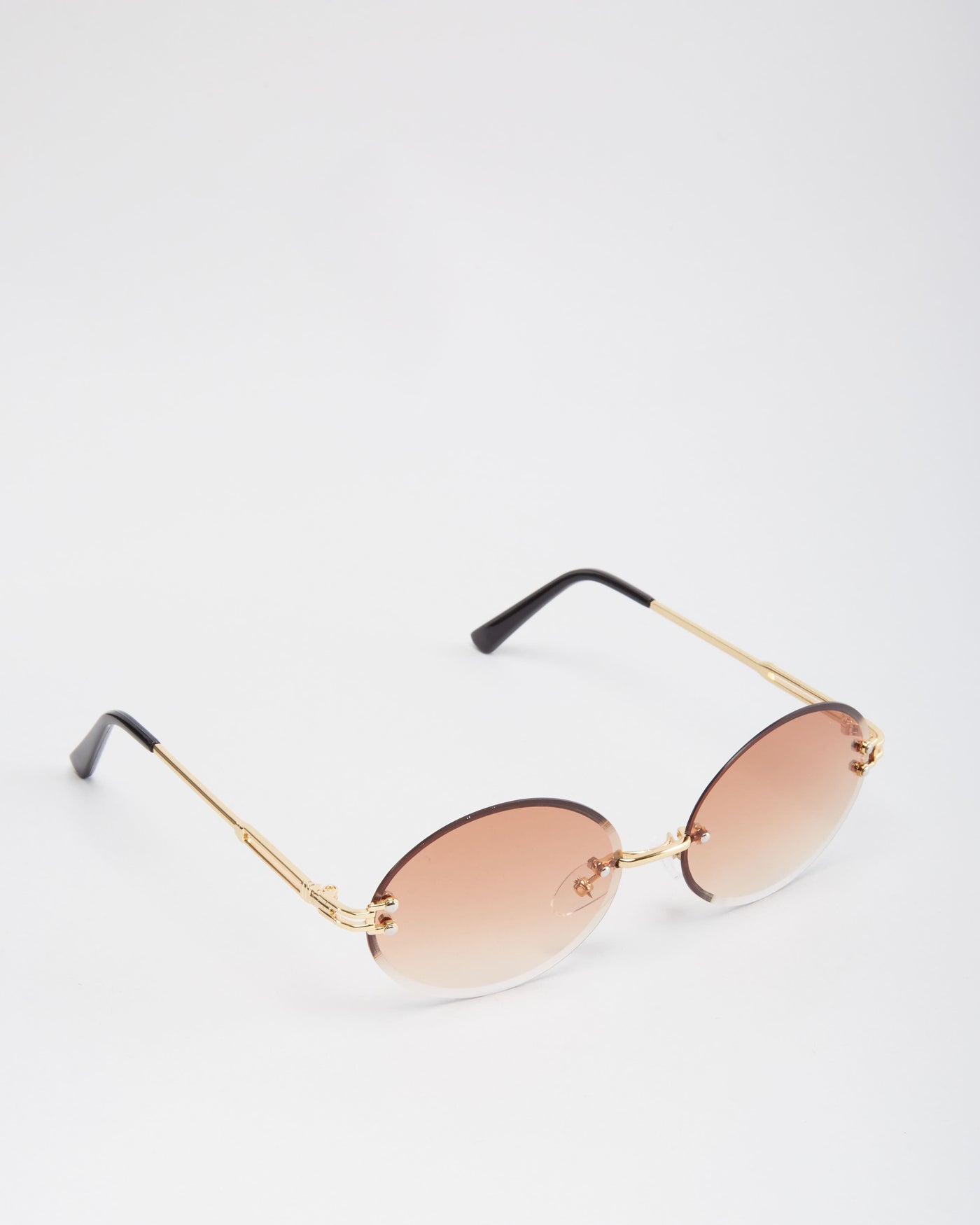 Vicky Black / Gold Sunglasses