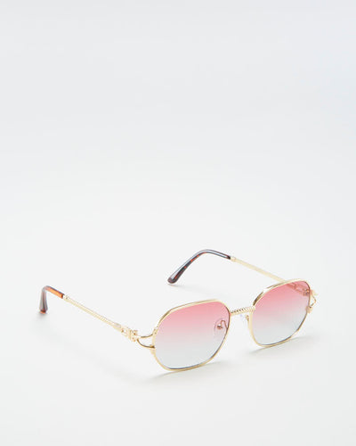 Nadine Gold / Red Sunglasses
