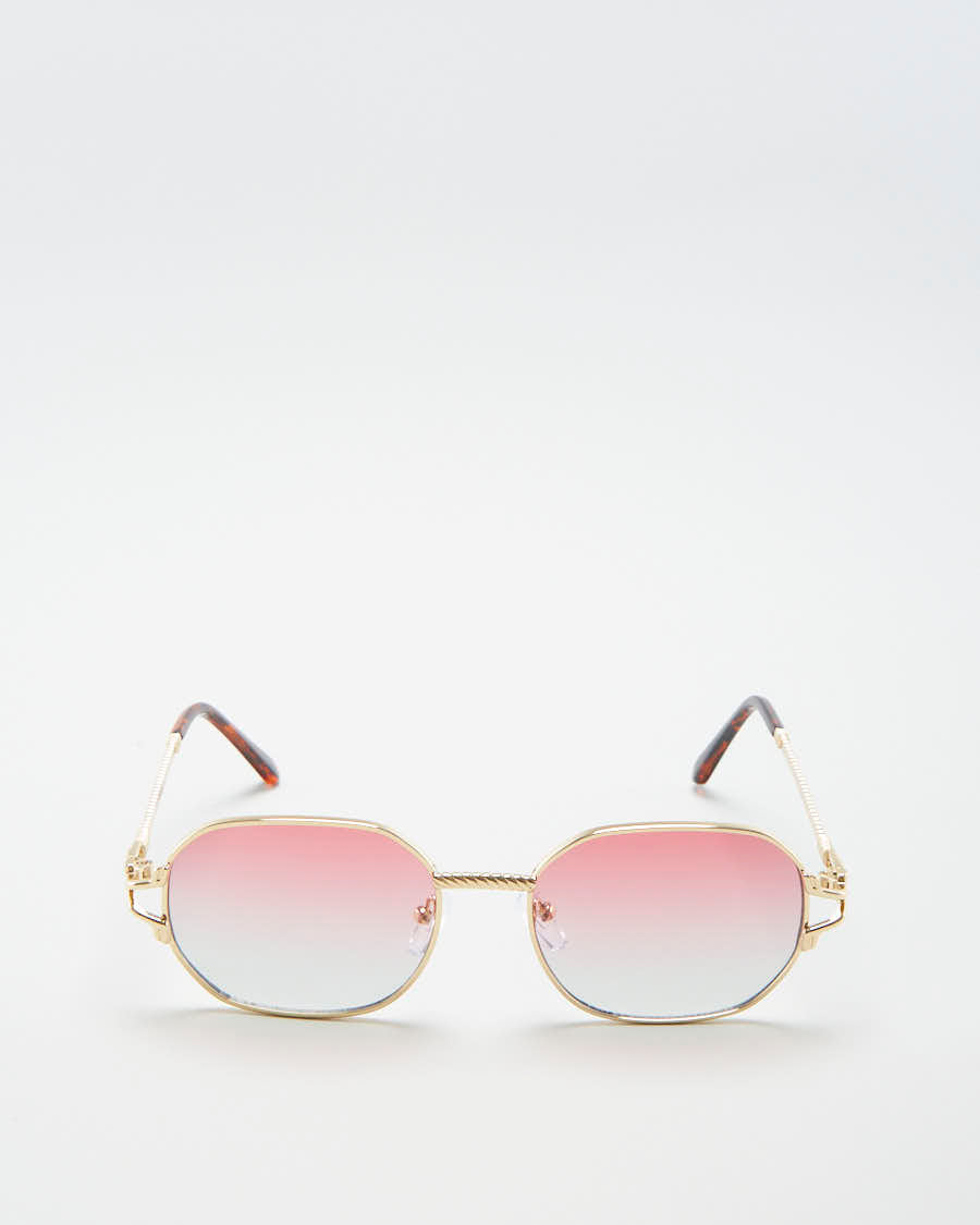 Nadine Gold / Red Sunglasses