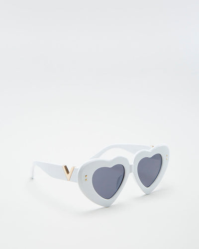 Eros White Sunglasses