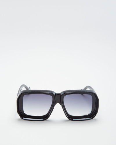 Tube Black Sunglasses