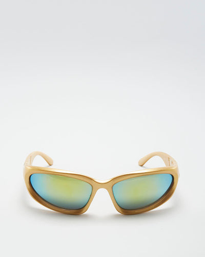 Millenial RV Gold / Green Lenses Sunglasses