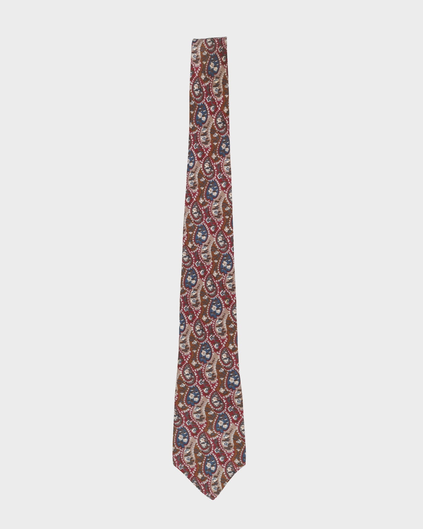 80s Silk Yves Saint Laurent Patterned Tie