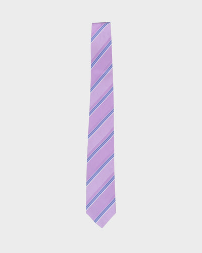 Hugo Boss Purple Patterned Tie