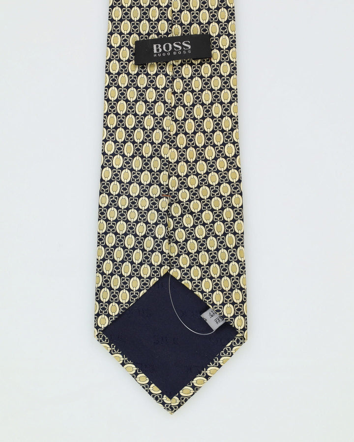 Hugo Boss Black / Yellow Patterned Tie