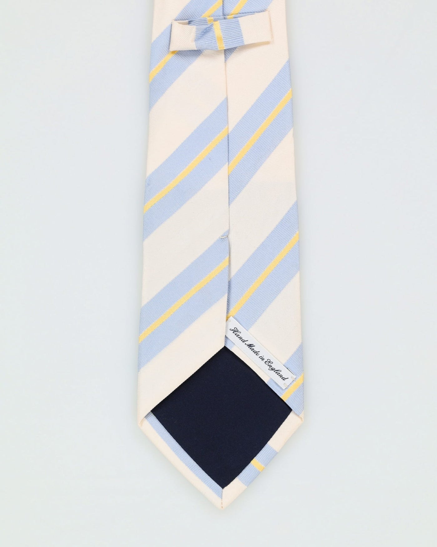 Burberry Blue / White Patterned Silk Tie