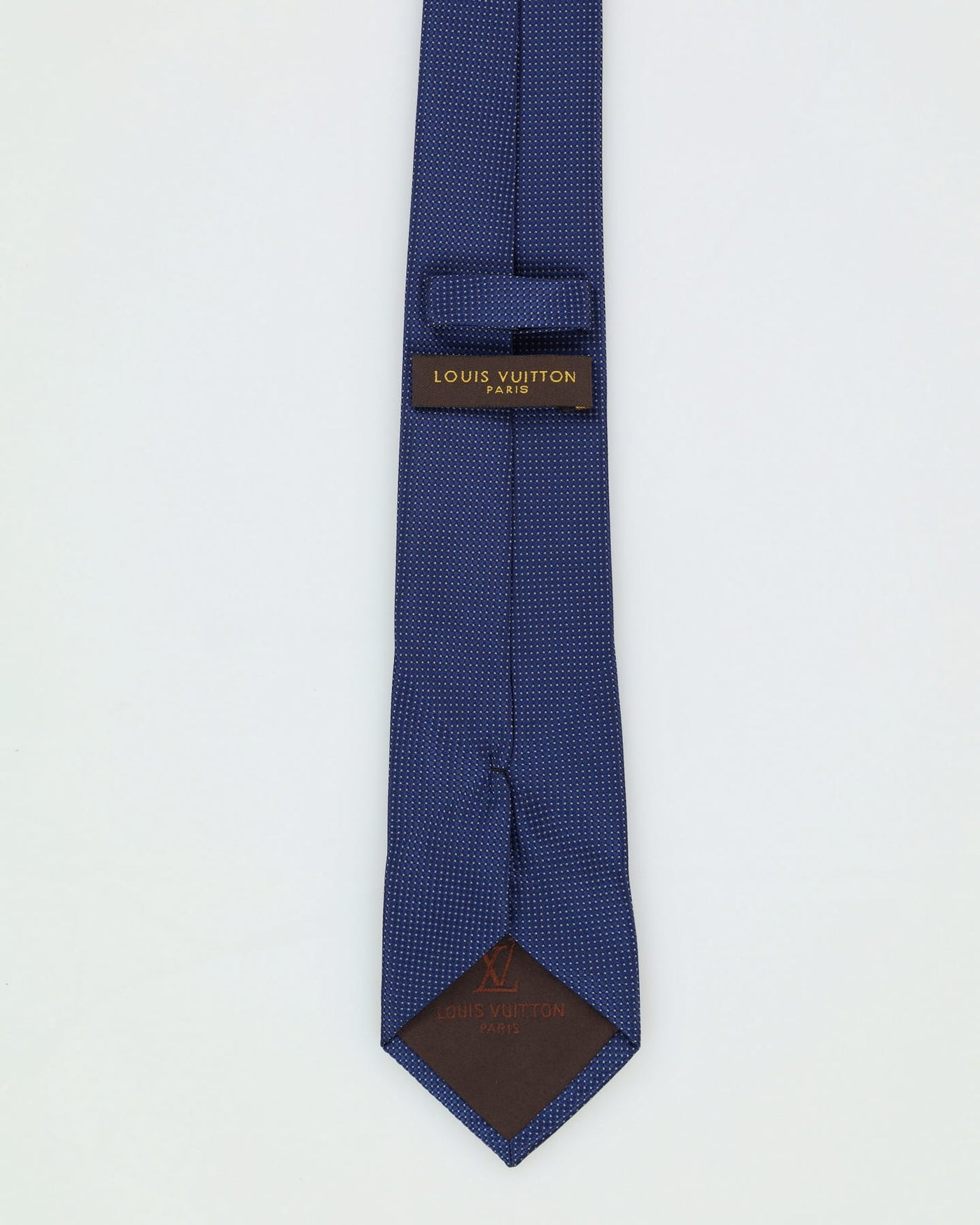 Louis Vuitton Blue Patterned Silk Tie