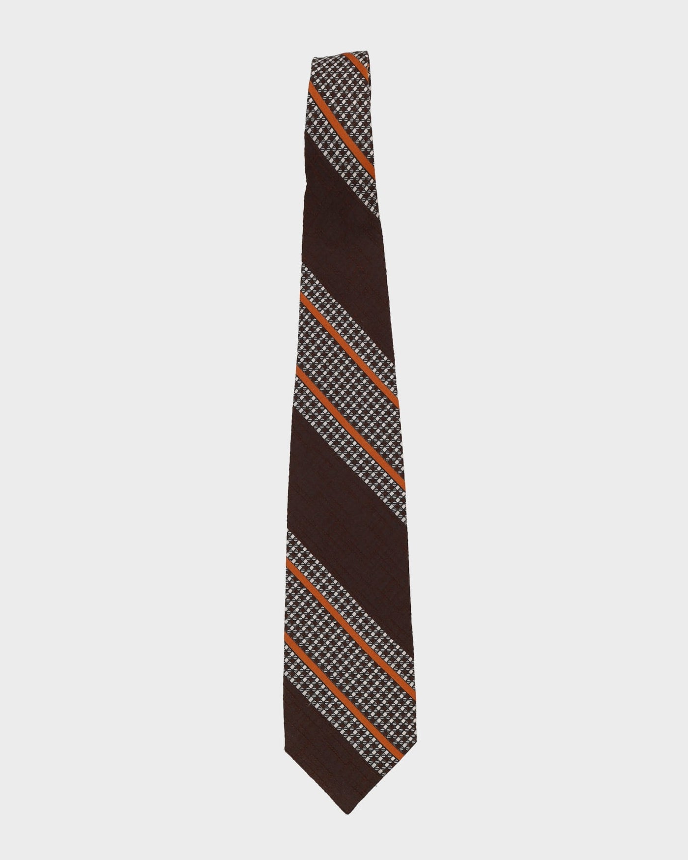Louis Feraud Brown Patterned Tie