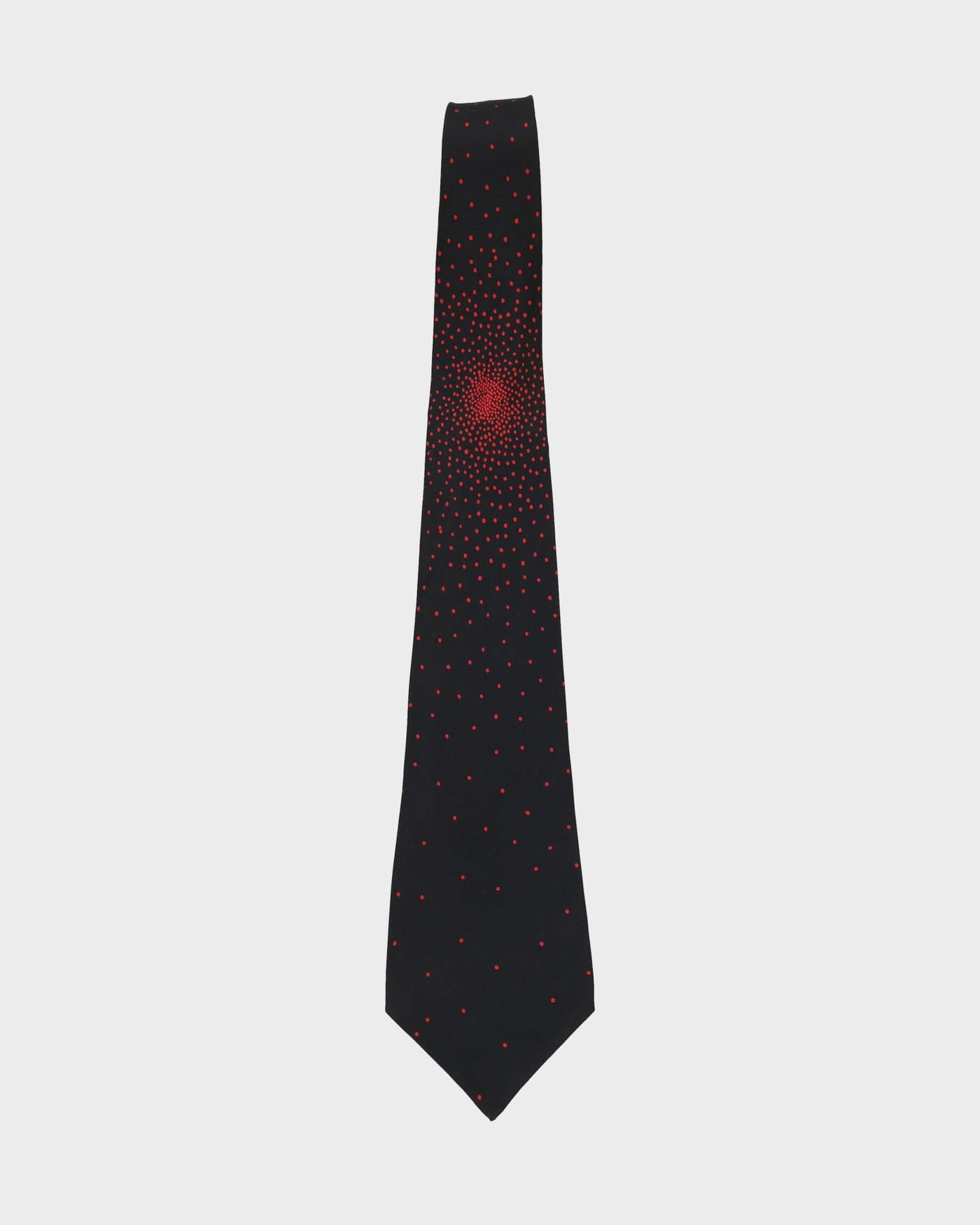 Pierre Cardin Black / Red Patterned Silk Tie
