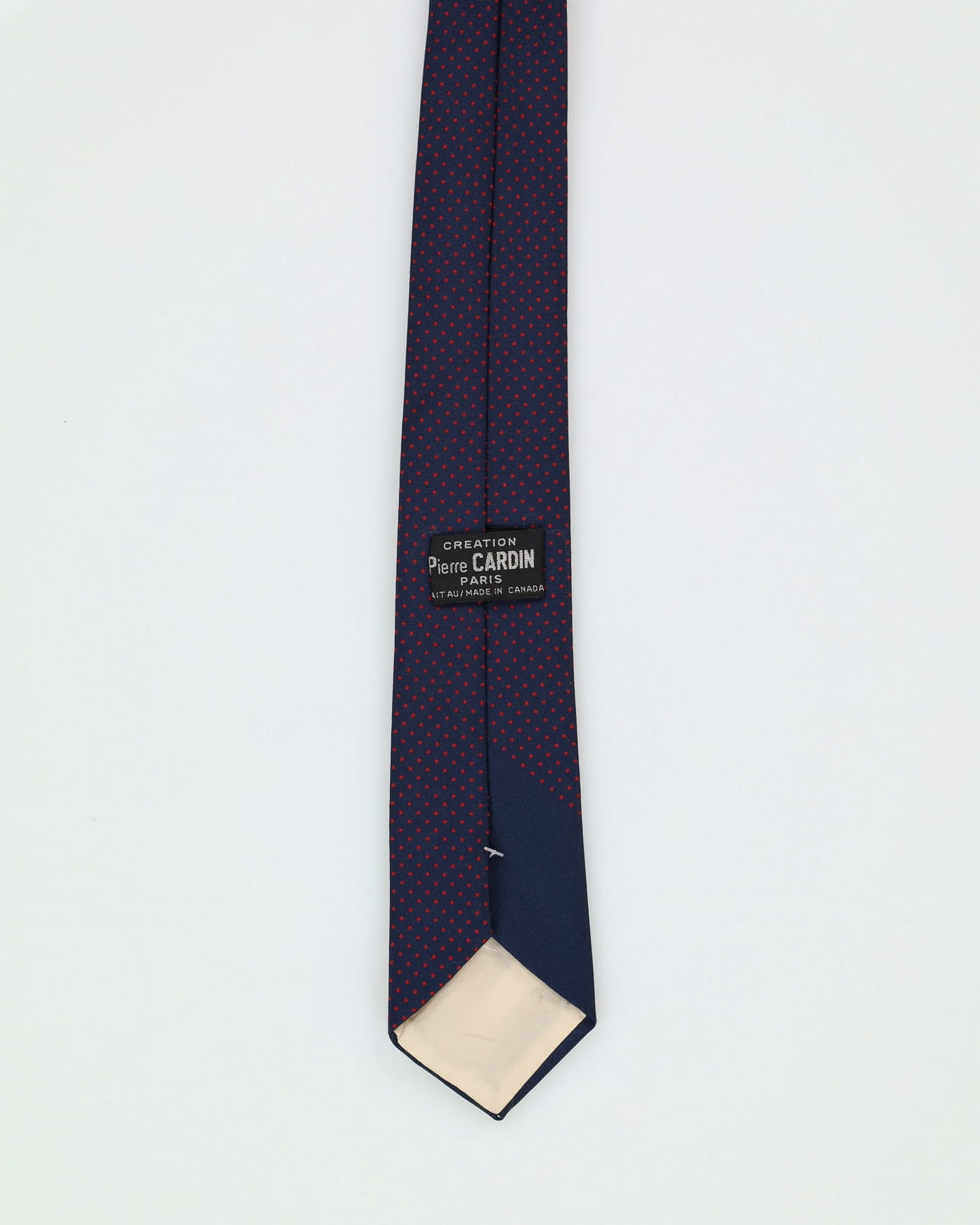 Pierre Cardin Navy / Red Patterned Silk Tie