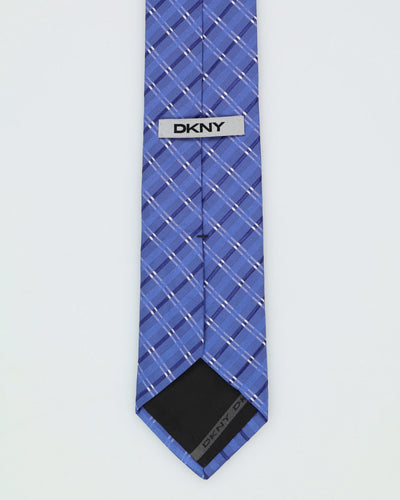 DKNY Blue Patterned Tie