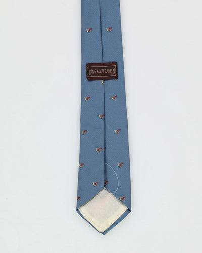 Ralph Lauren Chaps Blue Patterned Tie