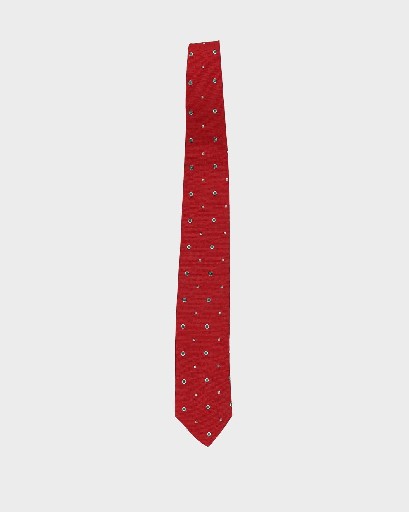 Polo by Ralph Lauren Red Patterned Tie