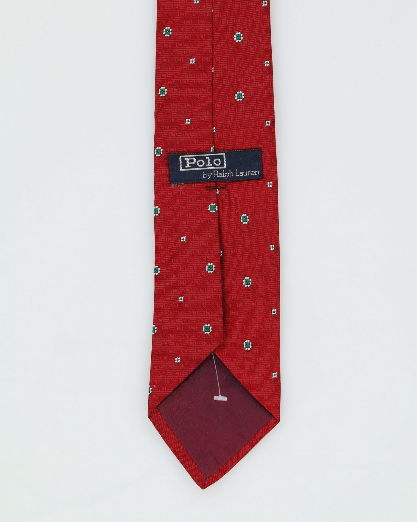 Polo by Ralph Lauren Red Patterned Tie
