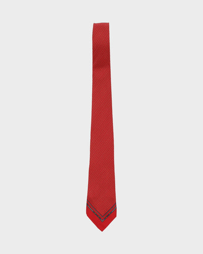 Vintage Celine Red Patterned Tie