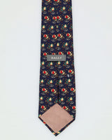 Vintage Bally Navy Patterned Tie