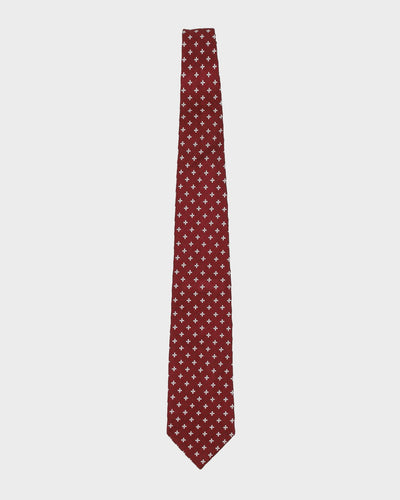 Vintage Valentino Red Patterned Tie