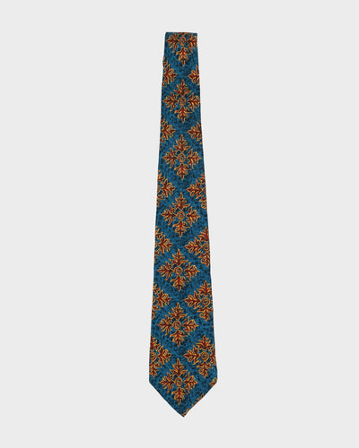 Vintage Liberty Blue / Brown Patterned Tie