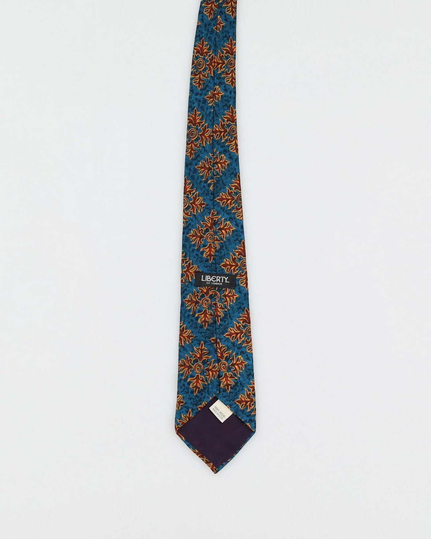 Vintage Liberty Blue / Brown Patterned Tie