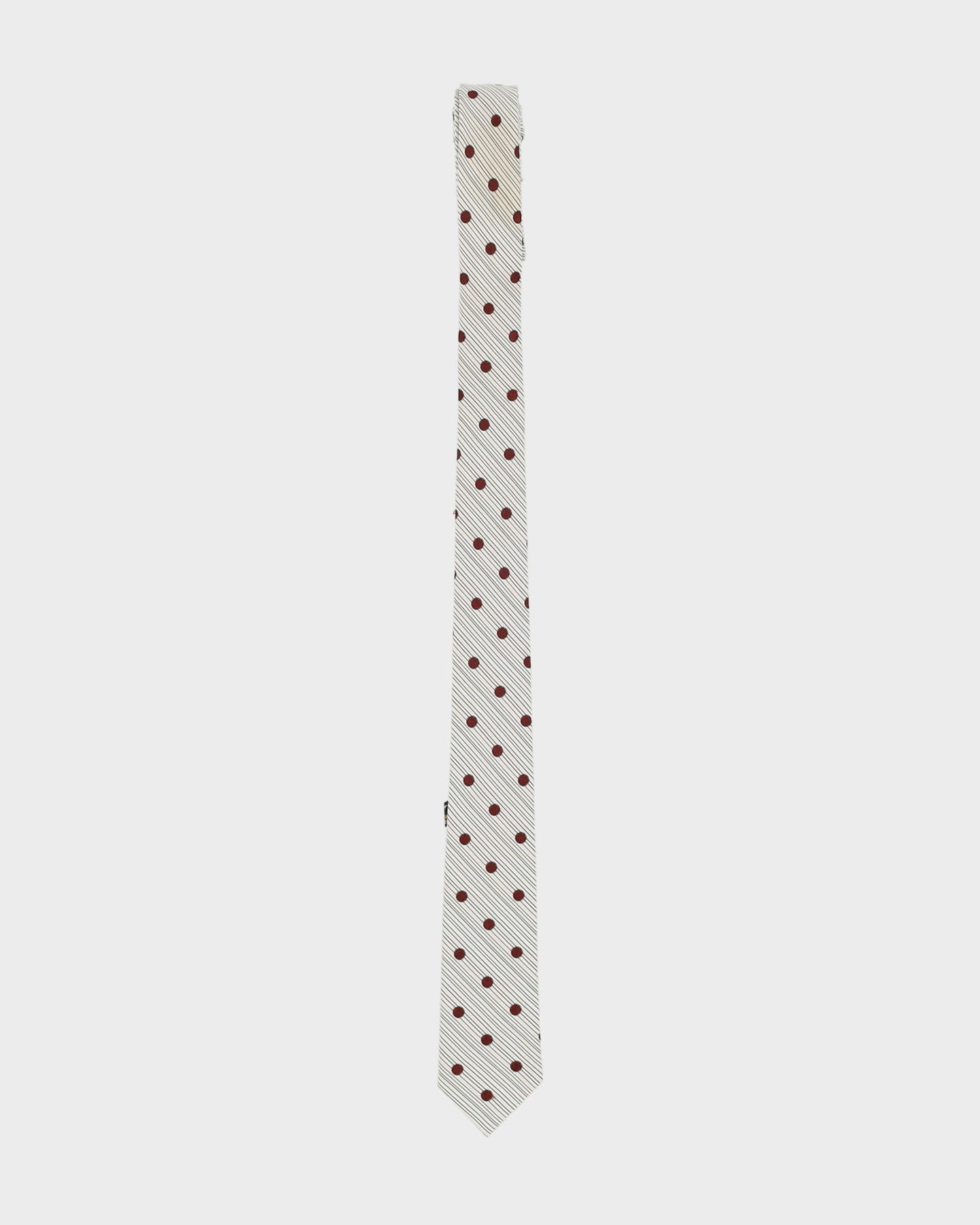Vintage 60s Park Lane Polka Dot Patterned Tie
