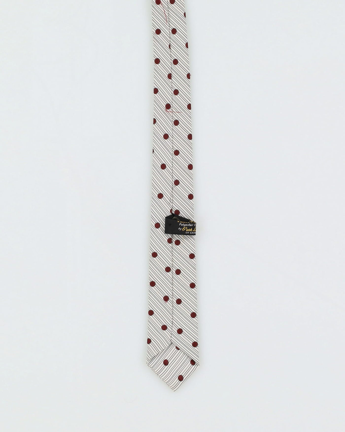 Vintage 60s Park Lane Polka Dot Patterned Tie