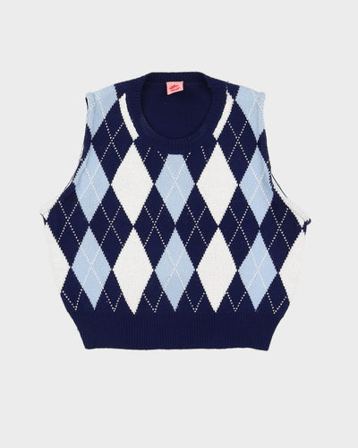 Rokit Originals Blue Sweater Vest - M