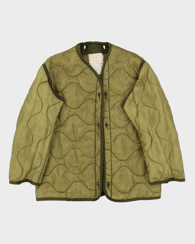 1975 Vintage US Army OG-107 M65 Field Jacket Quilted Liner - Small