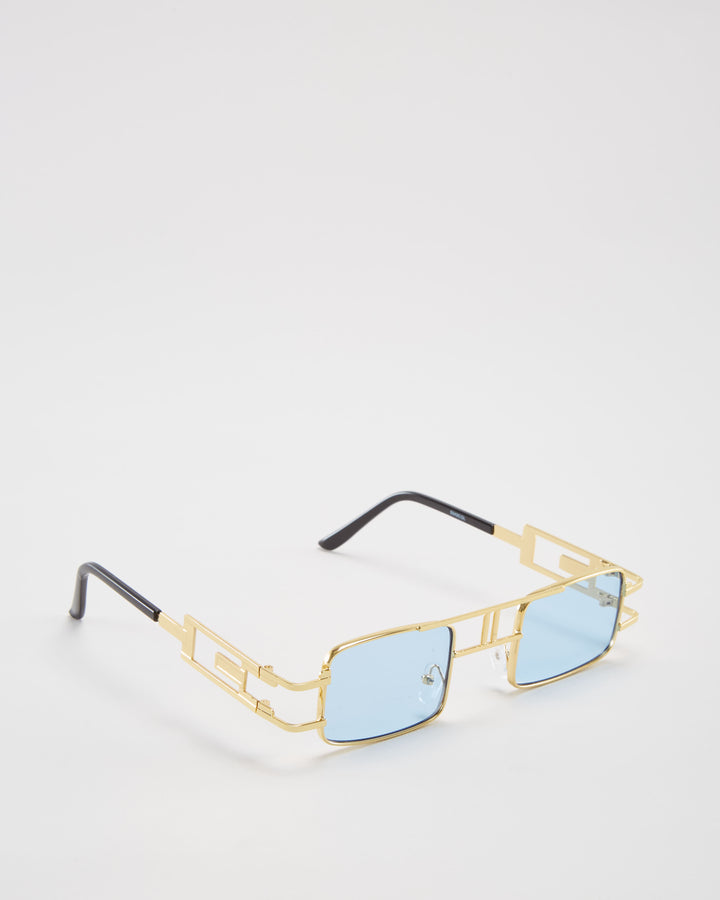 Ash Colour Blue Sunglasses