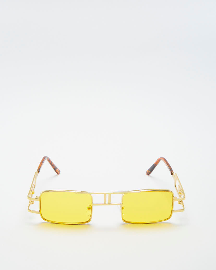 Ash Colour Yellow Sunglasses