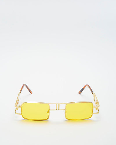 Ash Colour Yellow Sunglasses