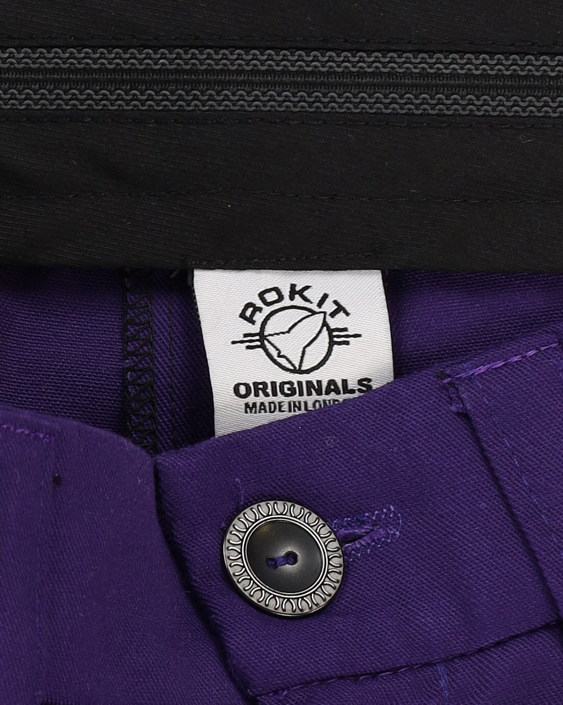 Rokit Originals 70s Purple Trousers - W35
