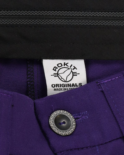 Rokit Originals 70s Purple Trousers - W35
