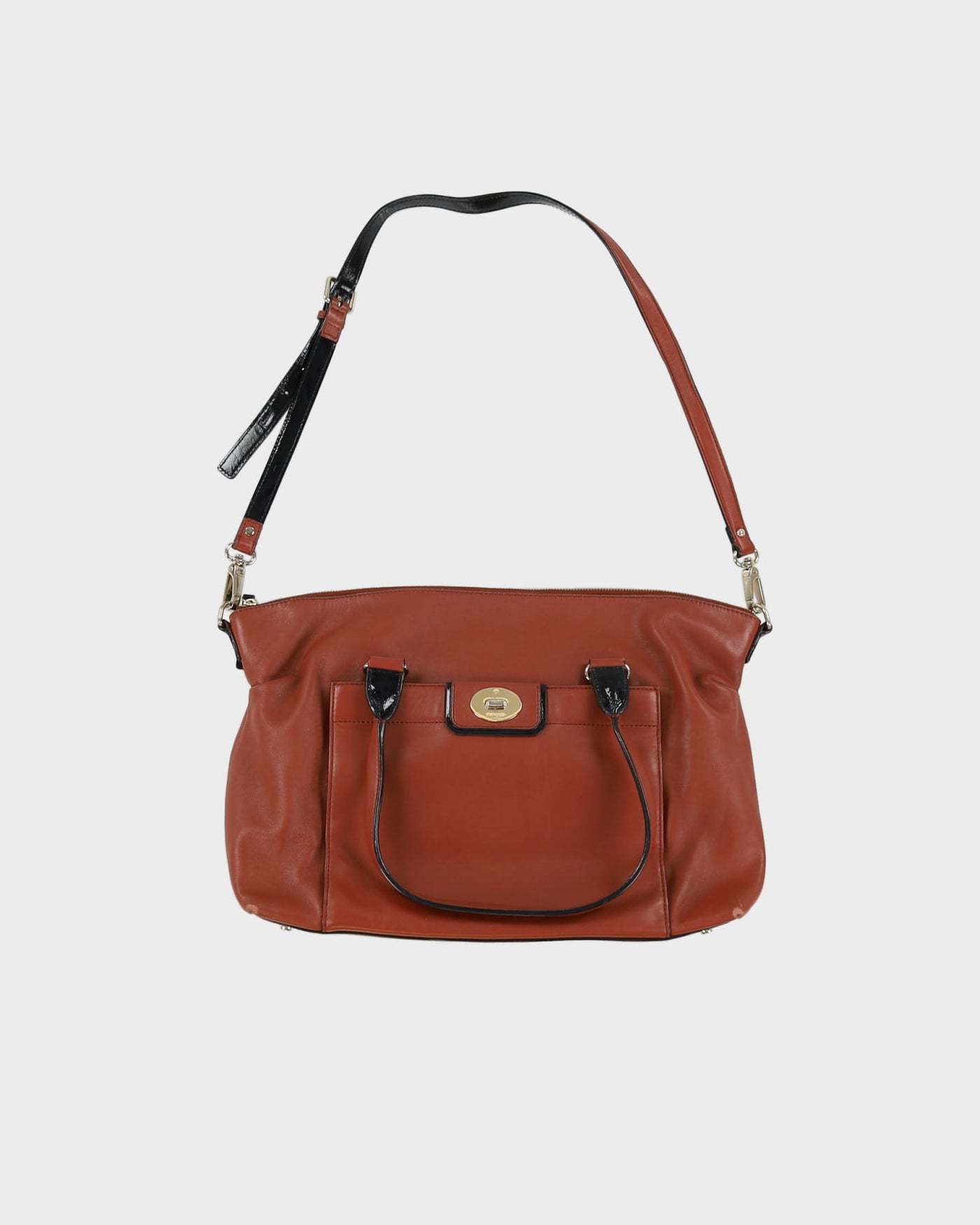 Kate Spade Brown Leather Handbag - One Size