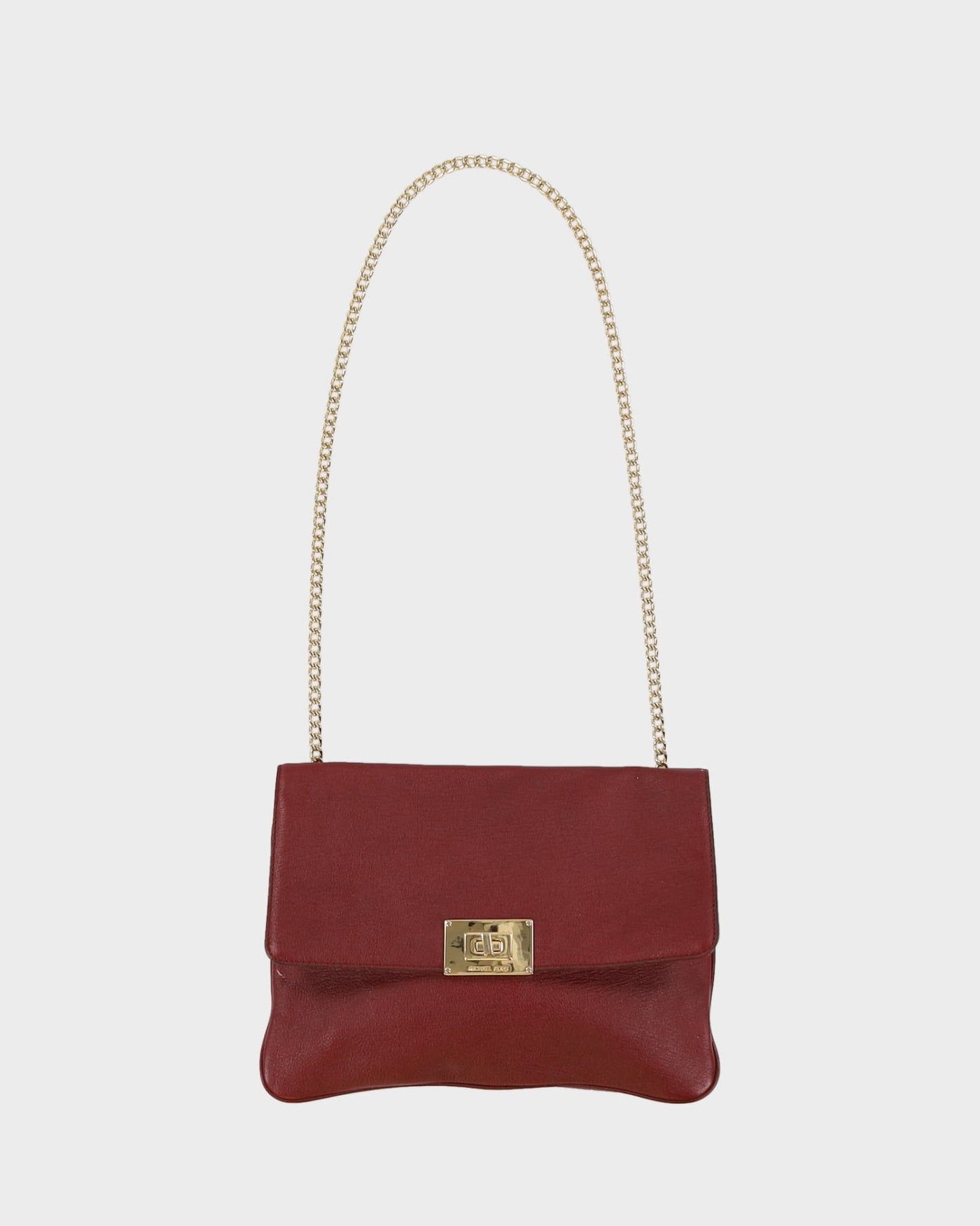 Michael Kors Burgundy Leather Shoulderbag - One Size